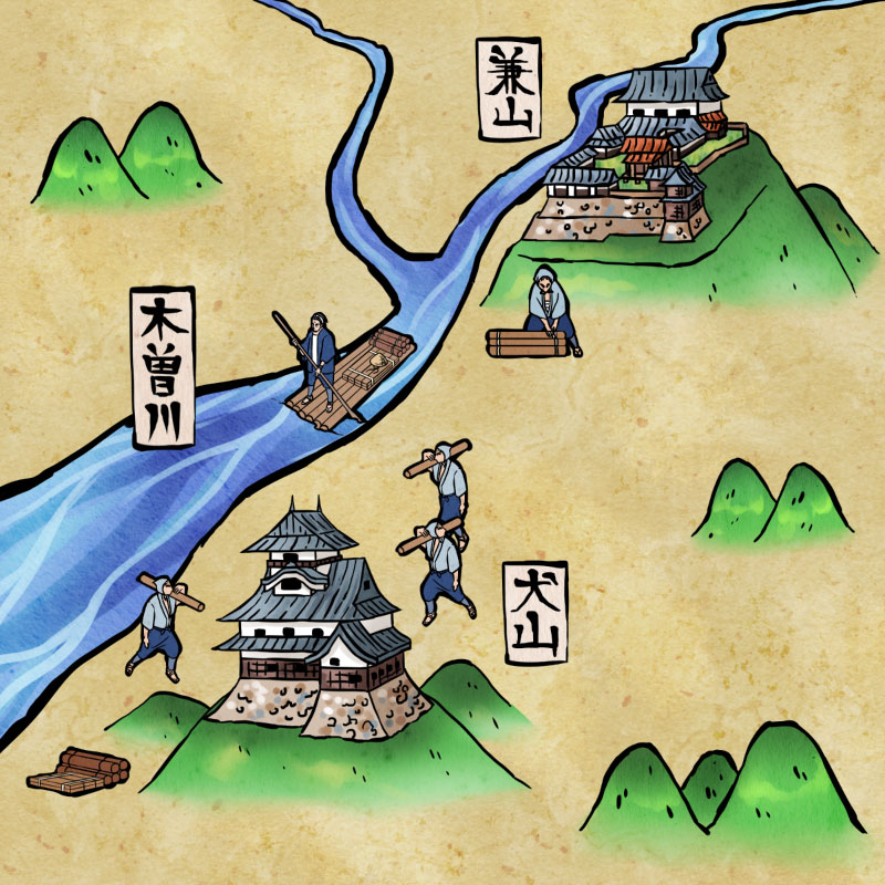 犬山・兼山両地域の古記録にも多数残される「金山越」